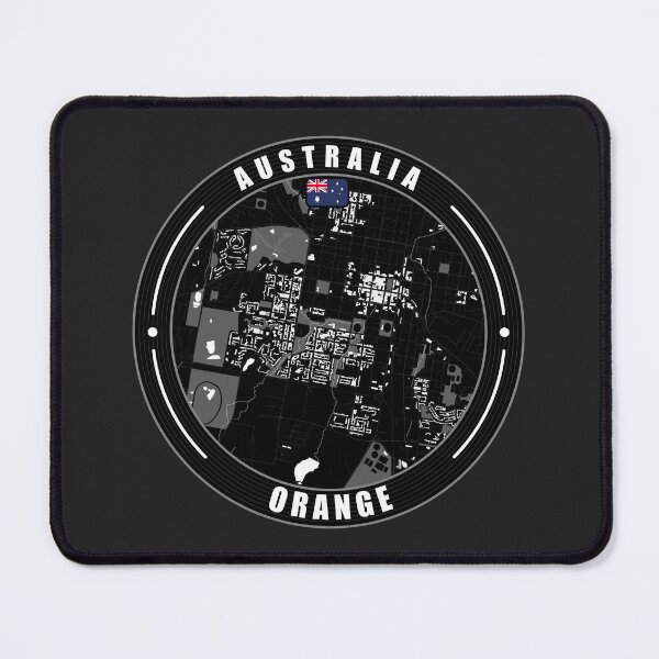 Item preview, Orange Australia City Map  designed and sold by Thistle-TShop.