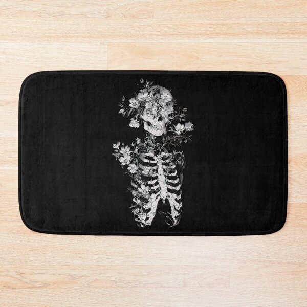 Item preview, Floral Skeleton Flowers Goth Occult Death Dark Alt Aesthetic designed and sold by KristenSabol.