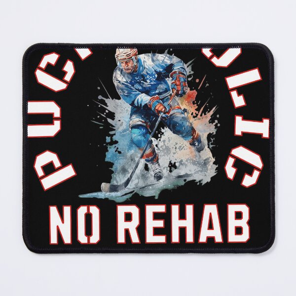 Item preview, Puckaholic No Rehab Needed Hockey Art designed and sold by JOSEPEDEEN12.