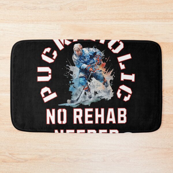Item preview, Puckaholic No Rehab Needed Hockey Art designed and sold by JOSEPEDEEN12.