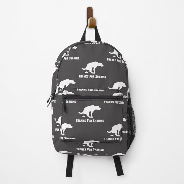 Item preview, Funny Dog Pooping Design with Humorous Thanks for Sharing Message designed and sold by kevinmonebiang.