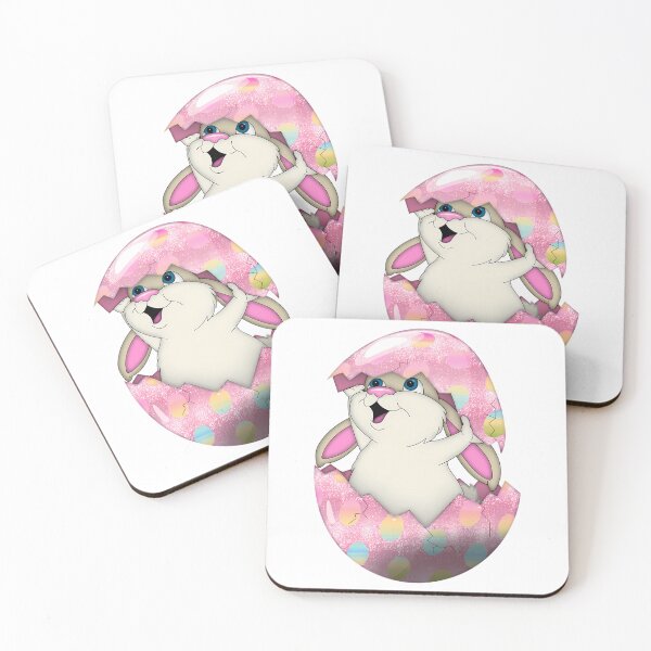 Item preview, Cute Happy Fluffy Pink Bunny designed and sold by arlitoickerson.