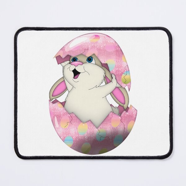 Item preview, Cute Happy Fluffy Pink Bunny designed and sold by arlitoickerson.