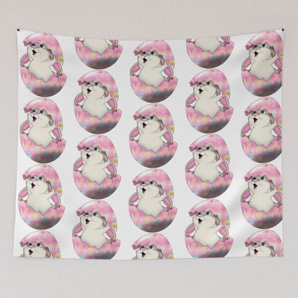 Item preview, Cute Happy Fluffy Pink Bunny designed and sold by arlitoickerson.