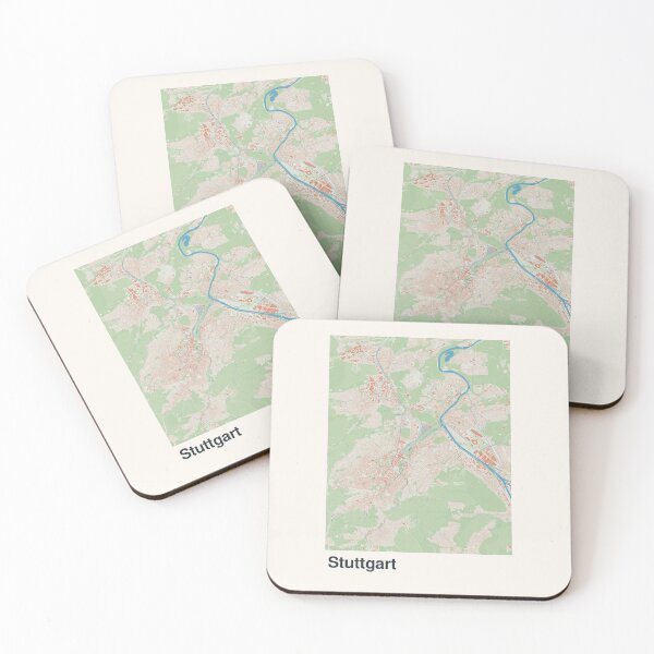 Item preview, Stuttgart Minimalistic Map Art designed and sold by MapsNerd.