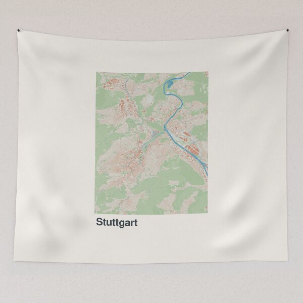 Item preview, Stuttgart Minimalistic Map Art designed and sold by MapsNerd.