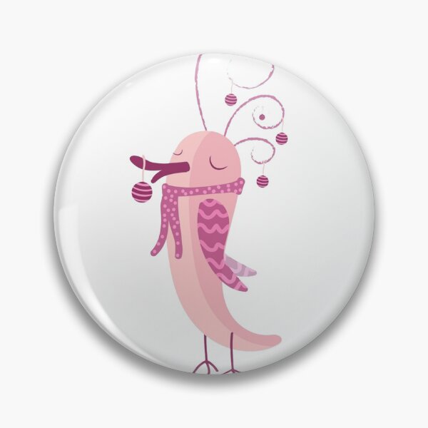 Item preview, Cute Pink Bird Christmas T-Shirt designed and sold by allprocraft.