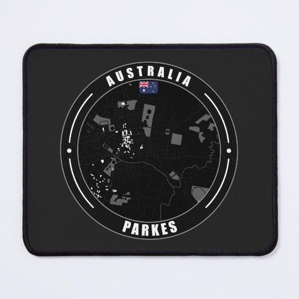 Item preview, Parkes Australia City Map  designed and sold by Thistle-TShop.