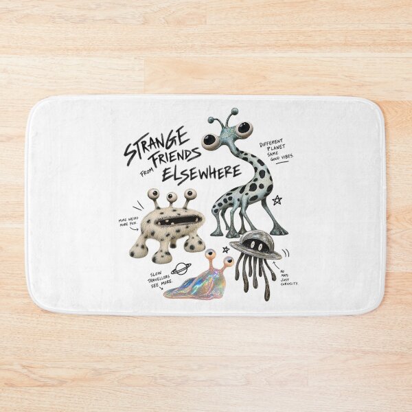 Item preview, Strange Friends From Elsewhere Surreal Alien Zoology Art designed and sold by zzz888.
