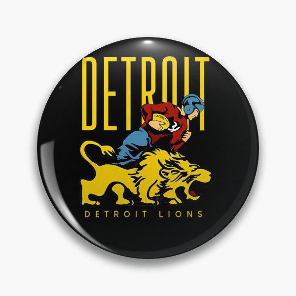 Item preview, Detroit Lions Yellow Retro Grunge  designed and sold by deanna8ag.