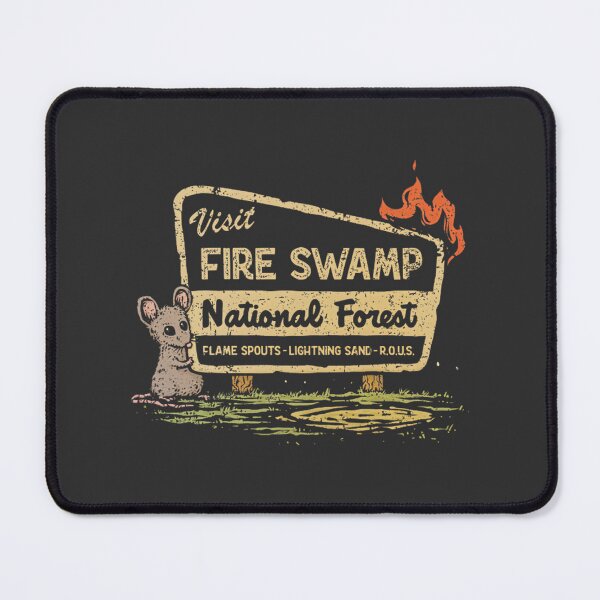 Item preview, Fire Swamp National Forest Scenic Wilderness Landscape Art designed and sold by heckoffman.