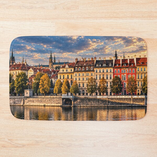 Item preview, Vltava River in Prague – Scenic Cityscape Along the Riverbank designed and sold by MetaModel Editions.