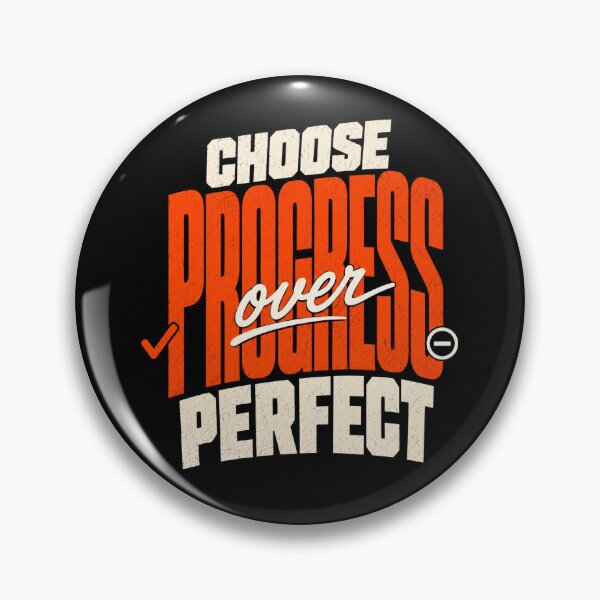 Item preview, Choose Progress Over Perfect Motivational Quote designed and sold by the-dovlat.