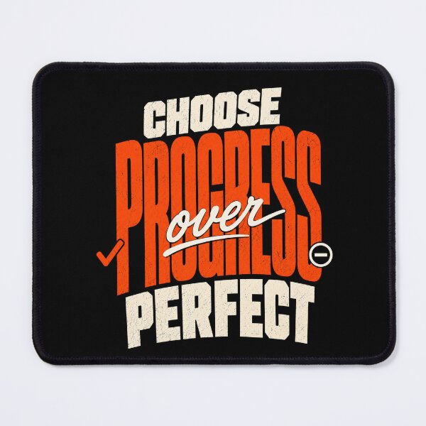 Item preview, Choose Progress Over Perfect Motivational Quote designed and sold by the-dovlat.