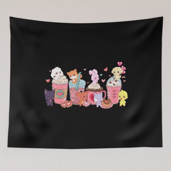 Item preview, Cute Kawaii Animals Boba Milkshake Coffee  designed and sold by TylerMorg88401.