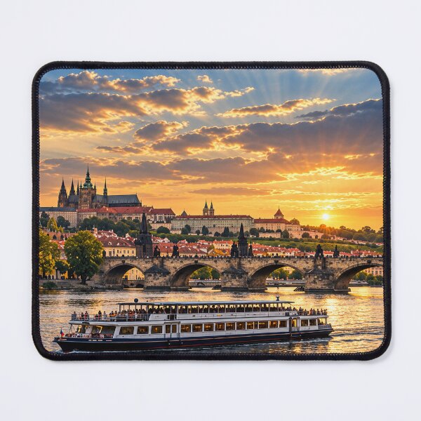 Item preview, Vltava River in Prague – Scenic Cityscape and River Photography designed and sold by MetaModel Editions.
