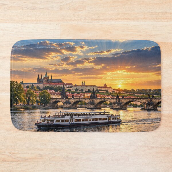 Item preview, Vltava River in Prague – Scenic Cityscape and River Photography designed and sold by MetaModel Editions.