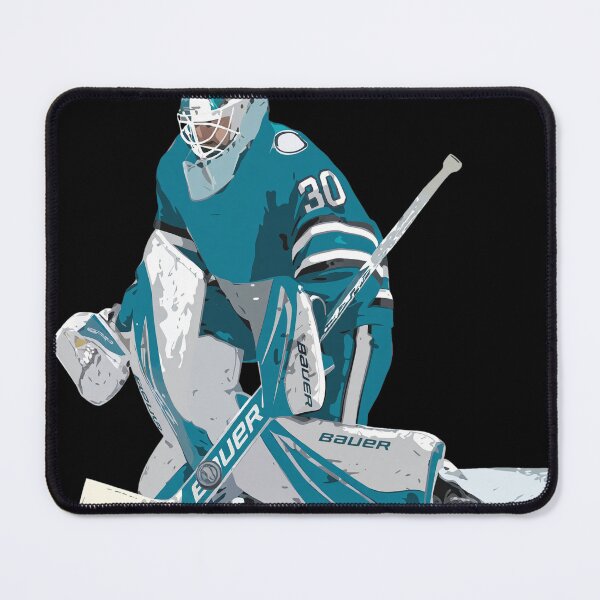 Item preview, Teal Ice Hockey Goaltender Number 30 Art designed and sold by JOSEPEDEEN12.