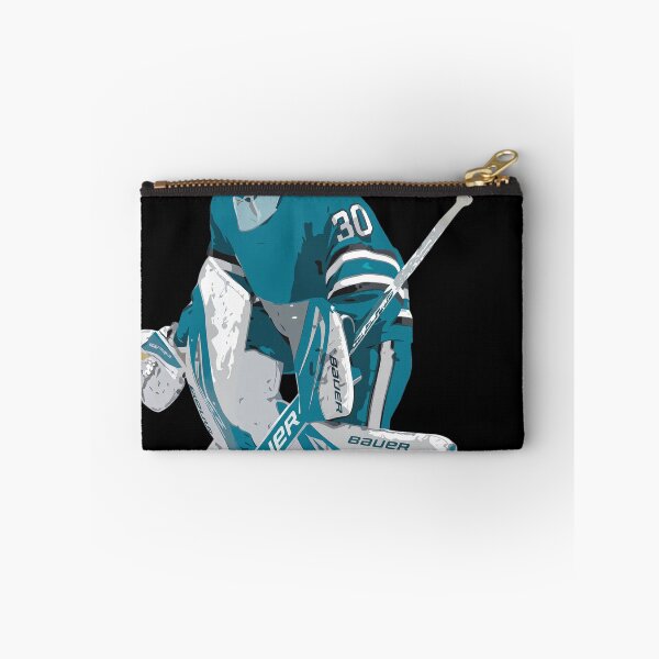 Item preview, Teal Ice Hockey Goaltender Number 30 Art designed and sold by JOSEPEDEEN12.