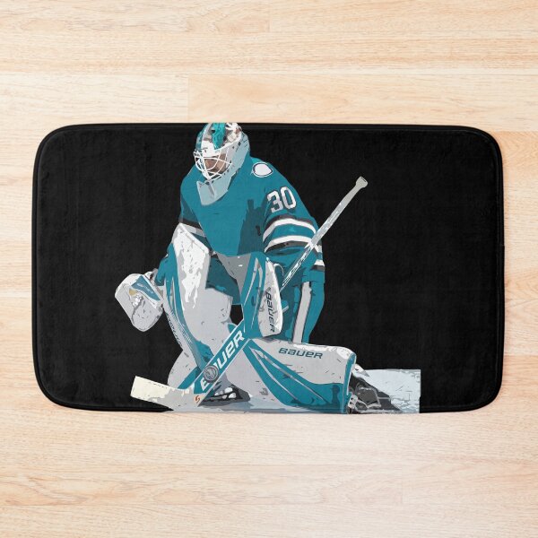 Item preview, Teal Ice Hockey Goaltender Number 30 Art designed and sold by JOSEPEDEEN12.