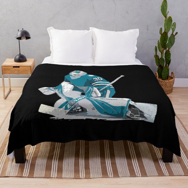 Item preview, Teal Ice Hockey Goaltender Number 30 Art designed and sold by JOSEPEDEEN12.