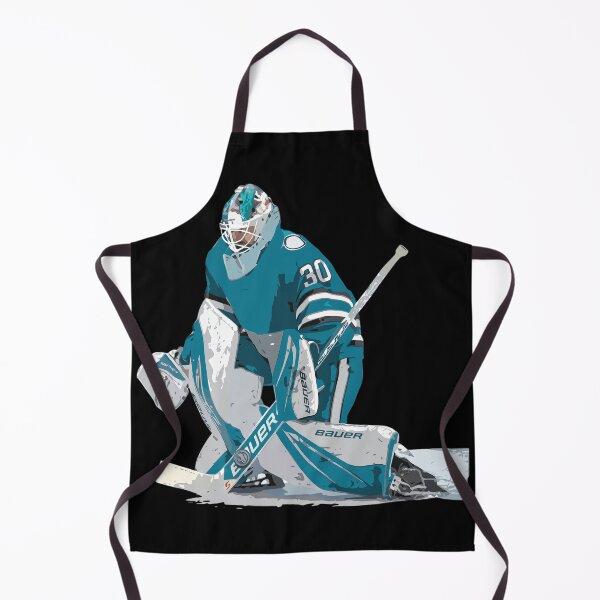 Item preview, Teal Ice Hockey Goaltender Number 30 Art designed and sold by JOSEPEDEEN12.