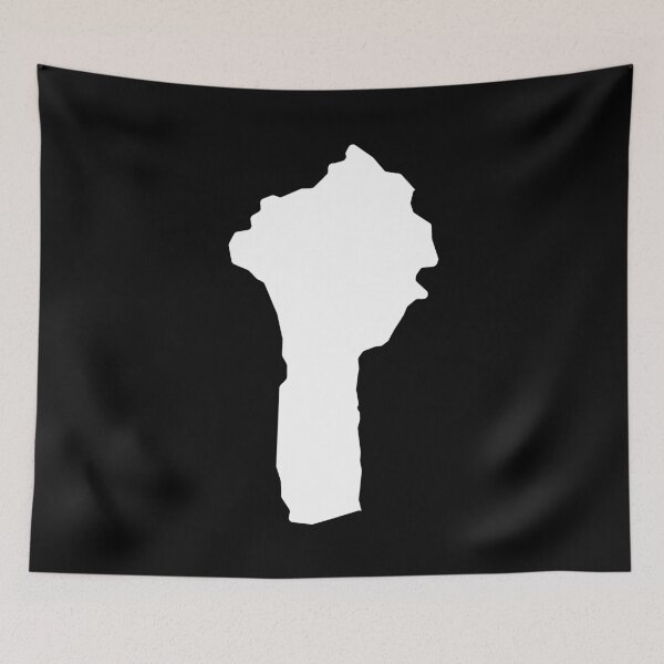 Item preview, Benin Country Shape BJ designed and sold by shitpostee.