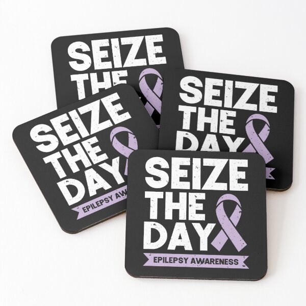 Item preview, Funny Epilepsy Awareness Seize The Day Ribbon designed and sold by KristenSabol.