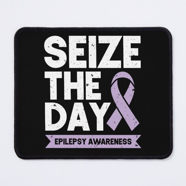 Item preview, Funny Epilepsy Awareness Seize The Day Ribbon designed and sold by KristenSabol.