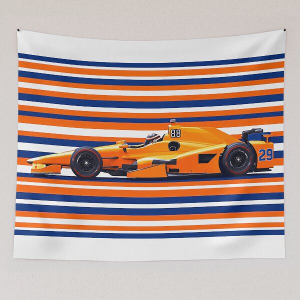 Item preview, #29 Fernando Alonso 2017 Indy 500 Car designed and sold by PitWallArt.