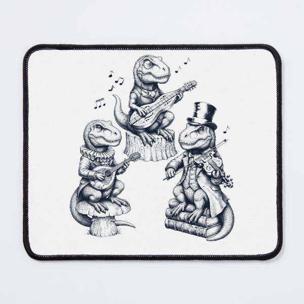 Item preview, Vintage T Rex Dinosaur Music Instrument Animal Lover designed and sold by dian-rody-crest.