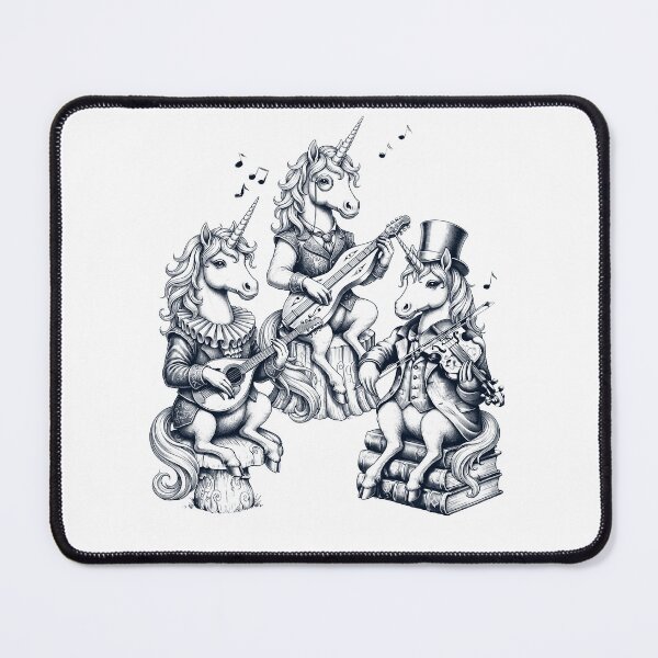 Item preview, Vintage Unicorn Music Instrument Animal Lover designed and sold by dian-rody-crest.