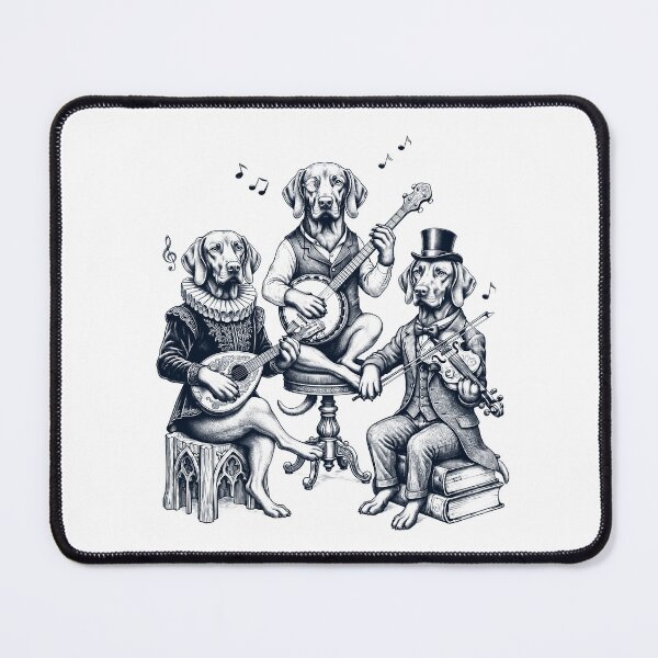 Item preview, Vintage Vizsla Music Instrument Dog Lover designed and sold by dian-rody-crest.