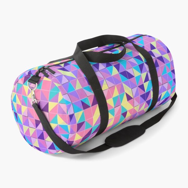 Item preview, Vaporwave Pastel Prism Geometric Triangle Grid Seamless Pattern designed and sold by KungPowUnicorn.