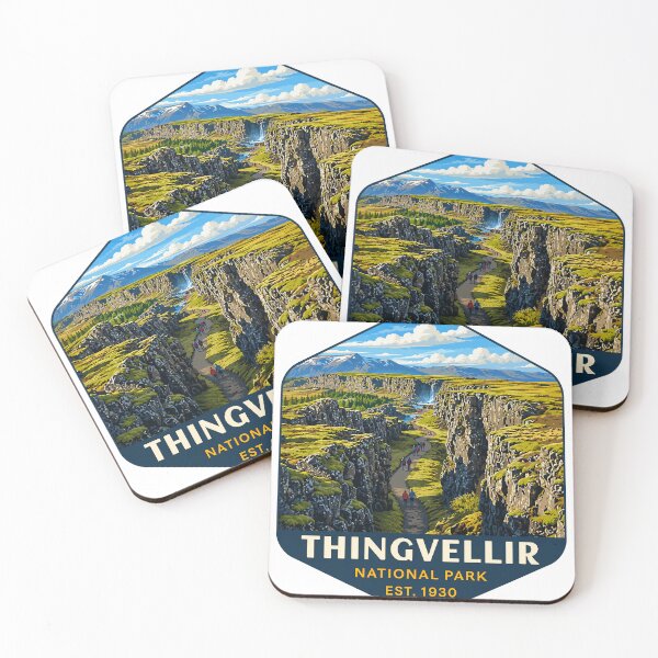 Item preview, Thingvellir National Park Iceland – Vintage Nordic Wilderness Adventure designed and sold by Gideon Emmerich.