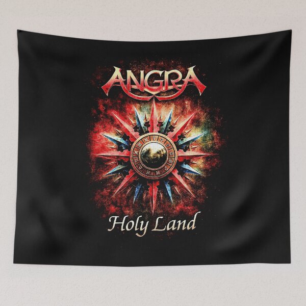 Item preview, Angra Holy Land Symphonic Metal Vintage Artwork designed and sold by kurgelhipo.