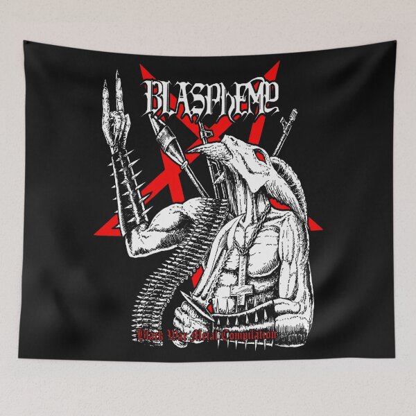 Item preview, Blasphemy Black Metal War Compilation Artwork designed and sold by kurgelhipo.