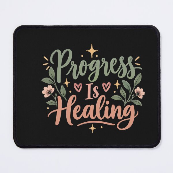 Item preview, Progress Is Healing – Inspirational Mental Health & Self Growth Quote designed and sold by Sanika arts .