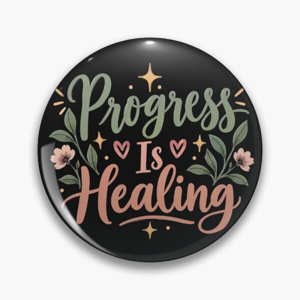 Item preview, Progress Is Healing – Inspirational Mental Health & Self Growth Quote designed and sold by Sanika arts .
