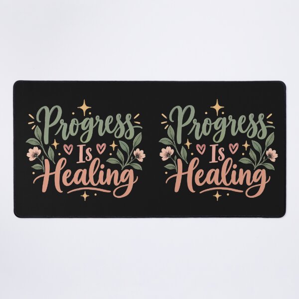 Item preview, Progress Is Healing – Inspirational Mental Health & Self Growth Quote designed and sold by Sanika arts .