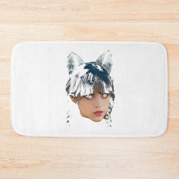 Item preview, Jenna Ortega Inspired Cute Cat Illustration Design designed and sold by ahmedkamel4002.