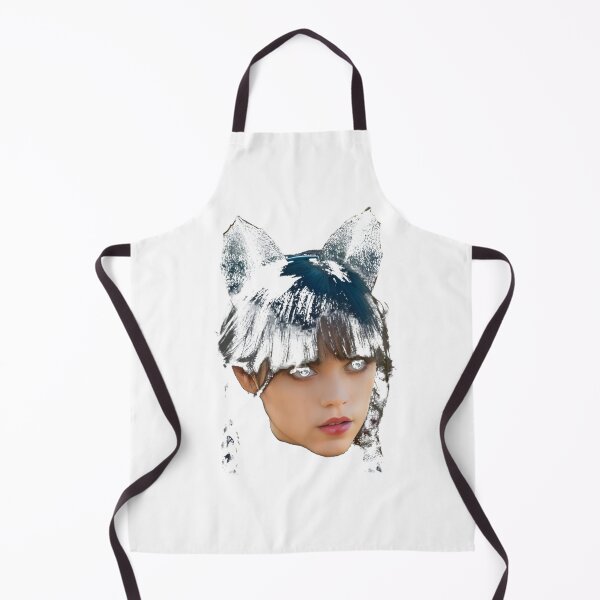Item preview, Jenna Ortega Inspired Cute Cat Illustration Design designed and sold by ahmedkamel4002.