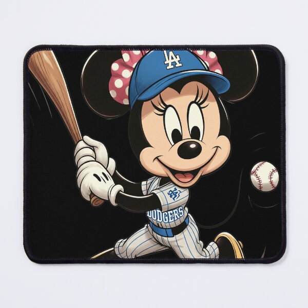 Item preview, Cute Mouse Baseball Batter LA Fan Art designed and sold by JOSEPEDEEN12.