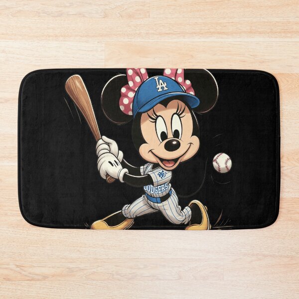Item preview, Cute Mouse Baseball Batter LA Fan Art designed and sold by JOSEPEDEEN12.