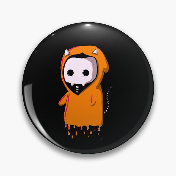Item preview, Grim Kitty Orange designed and sold by DoodlesbyEllieE.