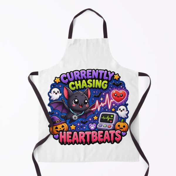 Item preview, Currently Chasing Heartbeats — Veterinary Cardiology Halloween designed and sold by Bettybee00.