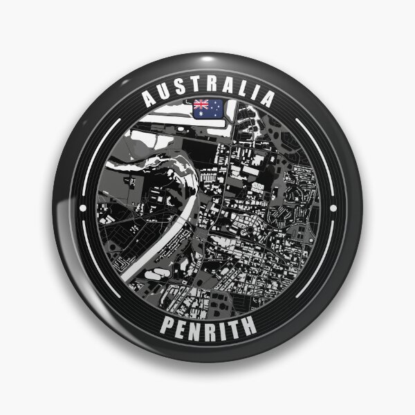 Item preview, Penrith Australia City Map  designed and sold by Thistle-TShop.