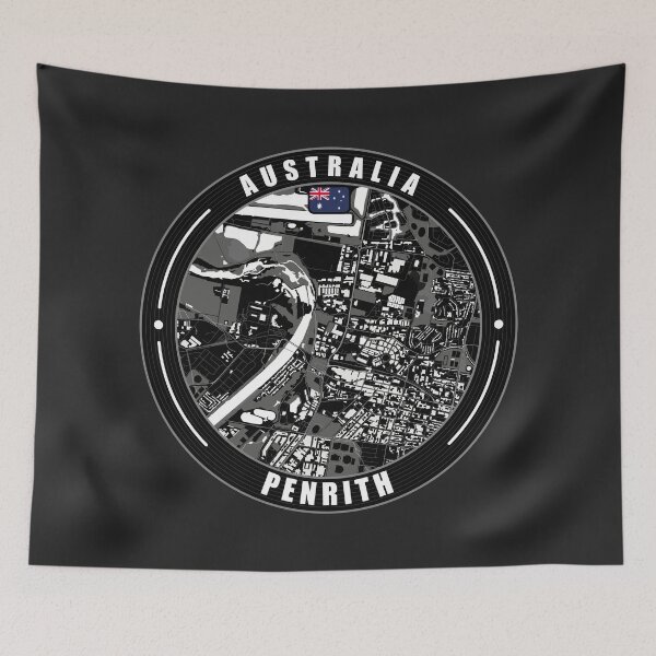Item preview, Penrith Australia City Map  designed and sold by Thistle-TShop.