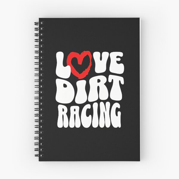 Item preview, Love Dirt Racing Retro Heart designed and sold by YarningsandYear.