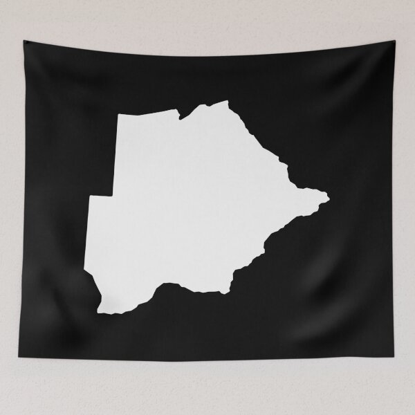 Item preview, Botswana Country Shape BW designed and sold by shitpostee.